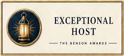 Exceptional Host — The Benson Awards